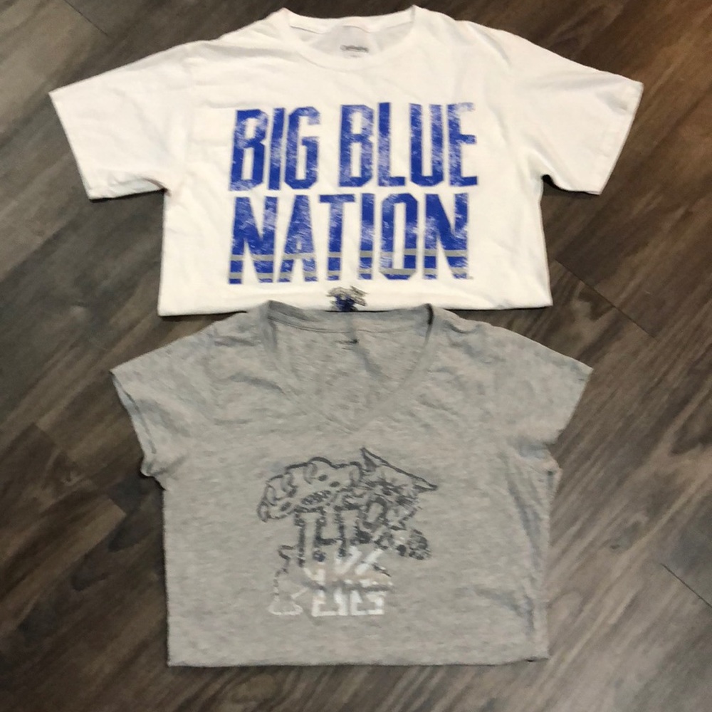 2 KENTUCKY UK WILD BLUE TEES
